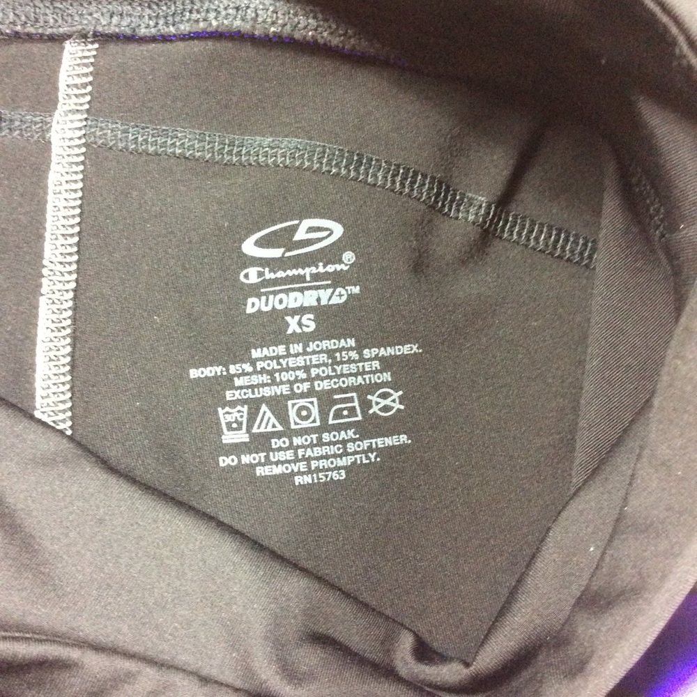 C9 By champion XS Black Blue Capri Crop Leggings - Picture 8 of 8